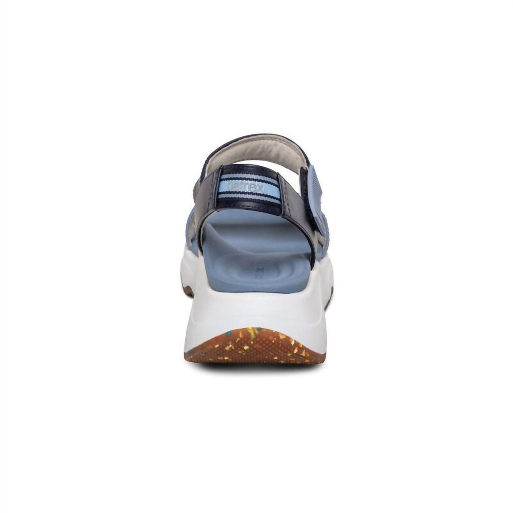 Aetrex Blue and Navy Sport Sandals - Picture 7 of 16